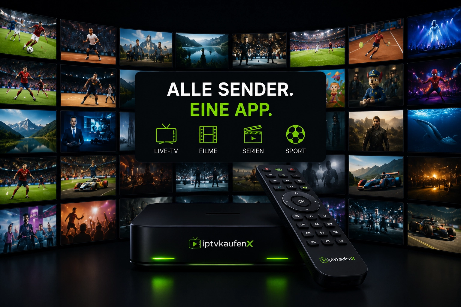 IPTV Alle Sender – Senderliste als Entscheidungsgrundlage IPTV Alle Sender – Senderliste prüfen auf dem Fernseher in Deutschland